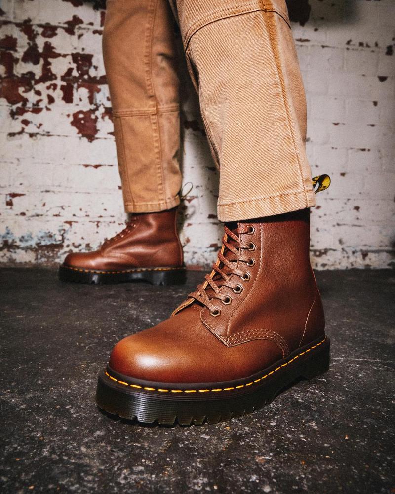 Dr Martens 1460 Pascal Bex Lær Snørestøvletter Herre Brune | Norge 286DFM